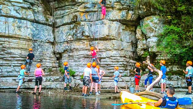 Camping escalade vallée de la dordogne