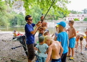 Camping familial pêche Lot