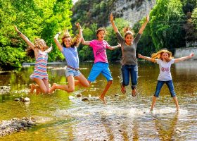 Camping familial rivière Lot